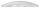 Gewölbte Schale Ø 70x2,5mm, H: 11,5mm, ungeschliffen, V2A