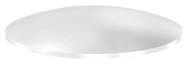 Gewölbte Schale Ø 89x2,5mm, H: 12mm, geschliffen, V2A
