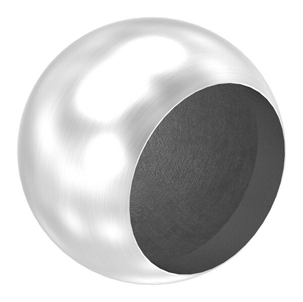 Rohrabschlusskugel -hohl- für 48,3mm Rohr, mit M8...