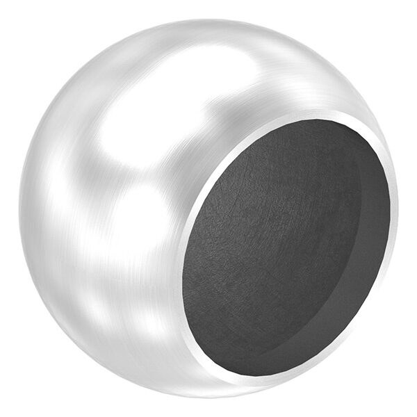Rohrabschlusskugel -hohl- für 60,3mm Rohr, mit M8...