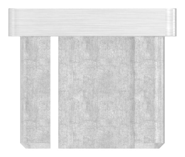 Einsteckkappe, für Rechteckrohr 30x20x2,0mm, V4A