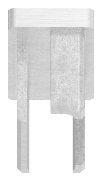 Einsteckkappe, für Rechteckrohr 40x20x2,0mm, V4A