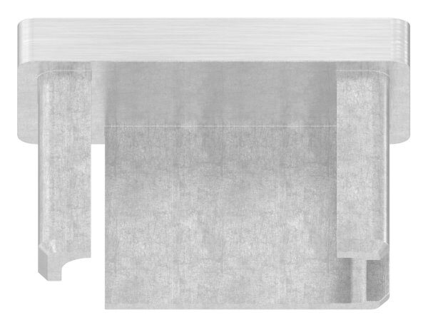 Einsteckkappe, für Rechteckrohr 40x20x2,0mm, V4A