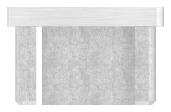 Einsteckkappe, für Rechteckrohr 40x30x2,0mm, V4A
