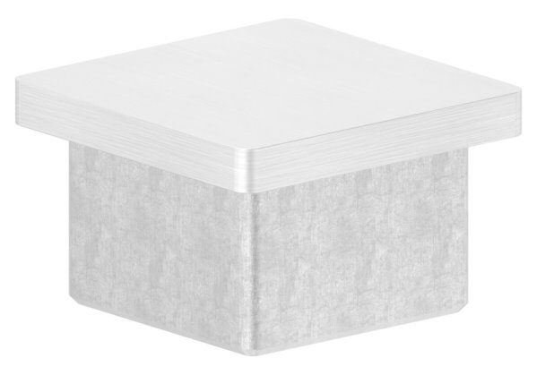 Einsteckkappe, für Quadratrohr 40x40x4,0mm, V4A