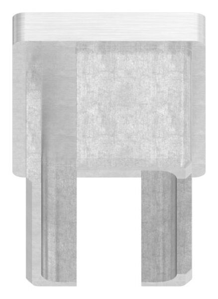 Einsteckkappe, für Rechteckrohr 50x30x2,0mm, V2A