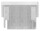 Einsteckkappe, für Rechteckrohr 50x40x3,0mm, V2A
