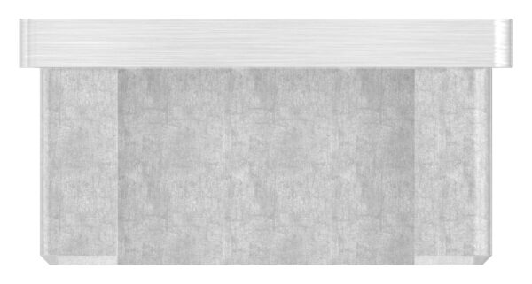 Einsteckkappe, für Rechteckrohr 50x40x2,0mm, V2A
