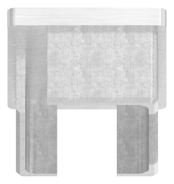 Einsteckkappe, für Rechteckrohr 50x40x2,0mm, V2A
