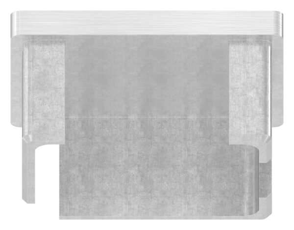 Einsteckkappe, für Rechteckrohr 50x40x2,0mm, V2A