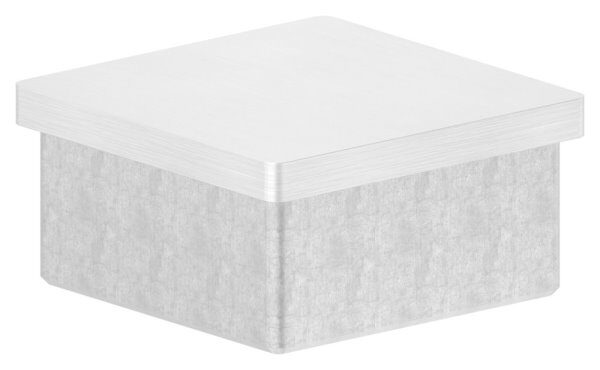 Einsteckkappe, für Quadratrohr 50x50x2,0mm, V4A