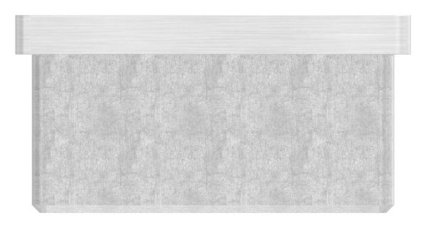 Einsteckkappe, für Quadratrohr 50x50x2,0mm, V4A