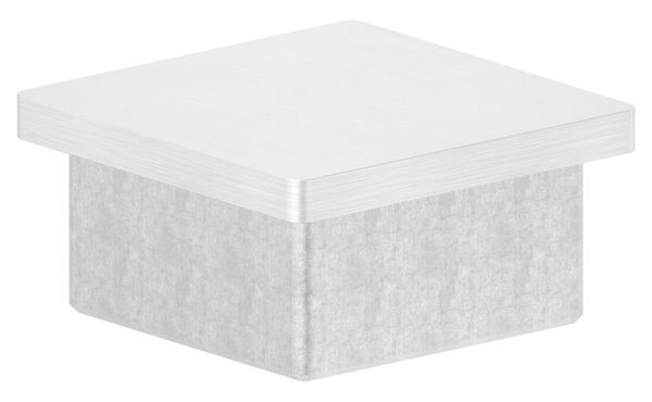 Einsteckkappe, für Quadratrohr 50x50x4,0mm, V4A