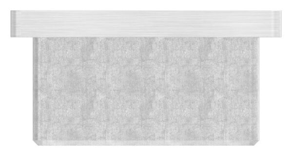 Einsteckkappe, für Quadratrohr 50x50x4,0mm, V4A