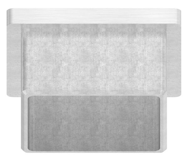 Einsteckkappe, für Quadratrohr 50x50x4,0mm, V4A