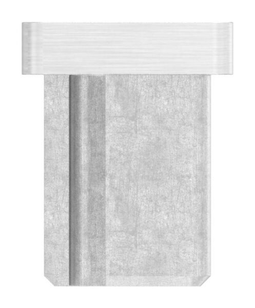 Einsteckkappe, für Rechteckrohr 60x20x2,0mm, V4A