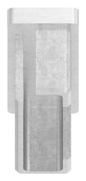 Einsteckkappe, für Rechteckrohr 60x20x2,0mm, V4A