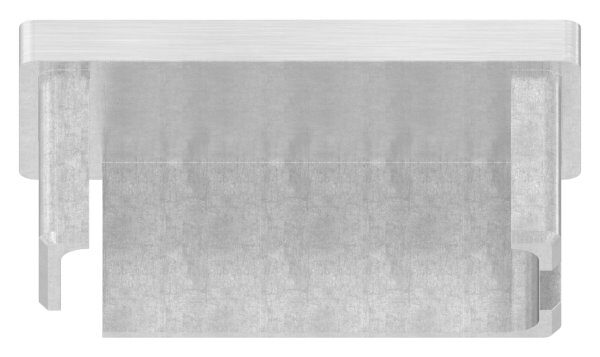 Einsteckkappe, für Rechteckrohr 60x30x2,0mm, V4A
