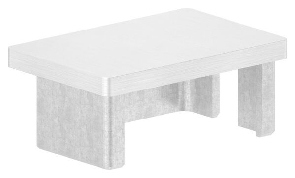 Einsteckkappe, für Rechteckrohr 60x40x2,0mm, V4A
