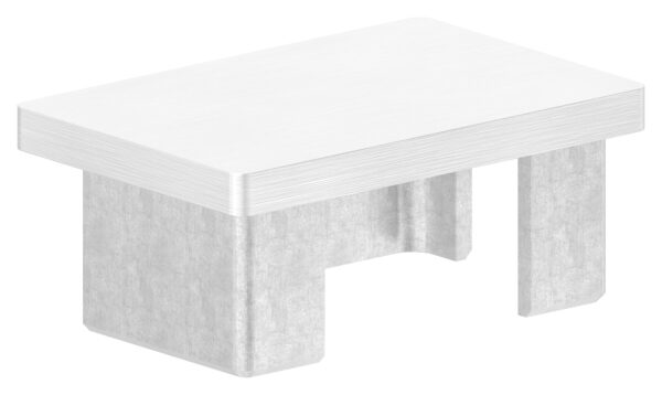 Einsteckkappe, für Rechteckrohr 60x40x3,0mm, V2A