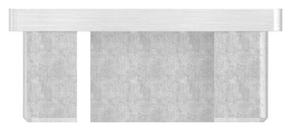 Einsteckkappe, für Rechteckrohr 60x40x3,0mm, V2A