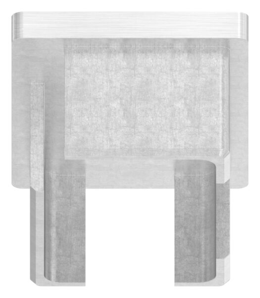 Einsteckkappe, für Rechteckrohr 60x40x3,0mm, V2A