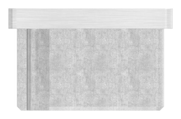 Einsteckkappe, für Rechteckrohr 60x40x2,0mm, V2A