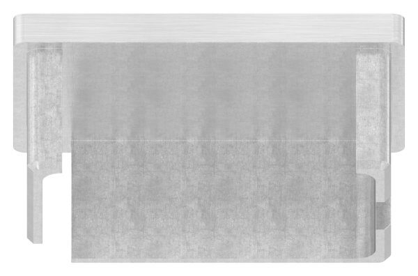 Einsteckkappe, für Rechteckrohr 60x40x2,0mm, V2A