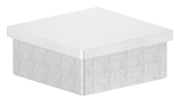 Einsteckkappe, für Quadratrohr 60x60x2,0mm, V4A