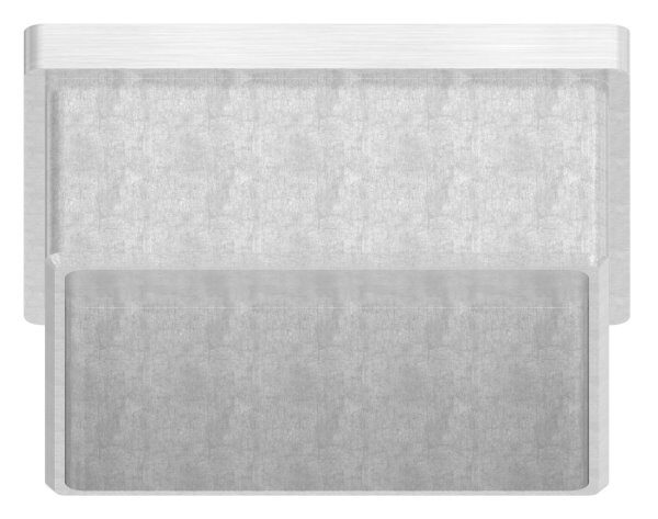 Einsteckkappe, für Quadratrohr 60x60x2,0mm, V4A