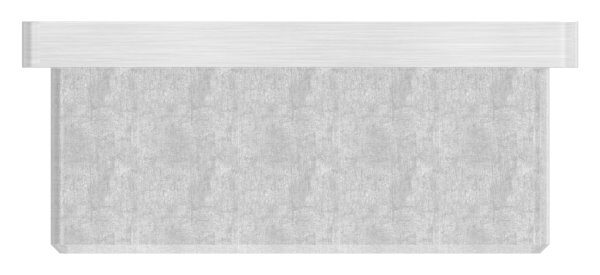 Einsteckkappe, für Quadratrohr 60x60x3,0mm, V2A