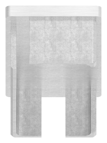 Einsteckkappe, für Rechteckrohr 80x40x2,0mm, V4A