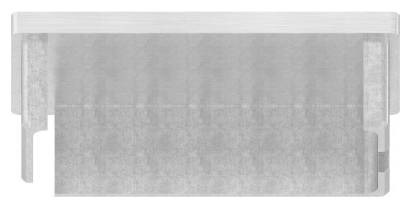 Einsteckkappe, für Rechteckrohr 80x40x2,0mm, V4A