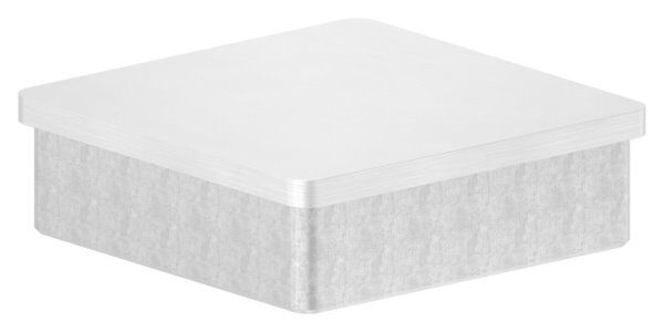 Einsteckkappe, für Quadratrohr 80x80x2,0mm, V4A