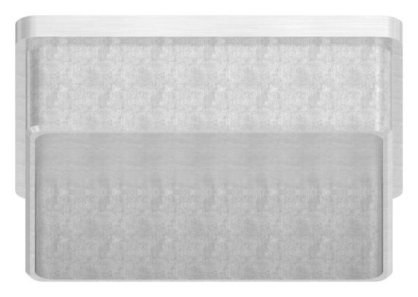 Einsteckkappe, für Quadratrohr 80x80x2,0mm, V4A