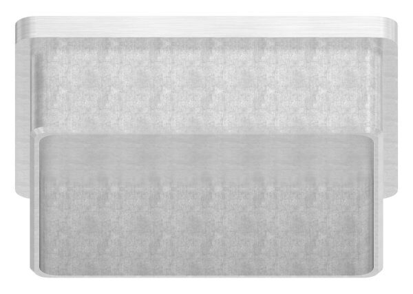 Einsteckkappe, für Quadratrohr 80x80x3,0mm, V4A