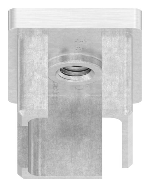 Einsteckkappe, für Rechteckrohr 40x30x2,0mm, mit Gewinde M8, V4A