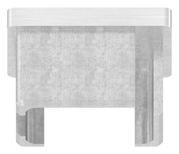 Einsteckkappe, für Rechteckrohr 40x30x2,0mm, mit Gewinde M8, V4A