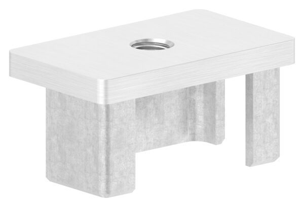 Einsteckkappe, für Rechteckrohr 50x30x2,0mm, mit...