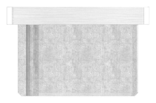 Einsteckkappe, für Rechteckrohr 50x40x3,0mm, mit...