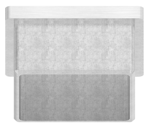 Einsteckkappe, für Quadratrohr 50x50x3,0mm, mit Gewinde M8, V2A