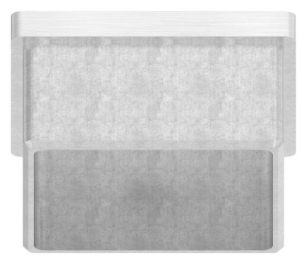 Einsteckkappe, für Quadratrohr 50x50x2,0mm, mit Gewinde M8, V4A