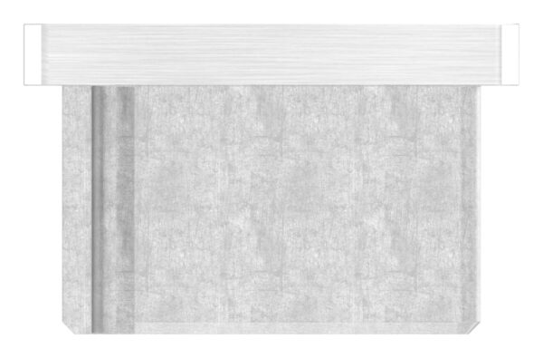 Einsteckkappe, für Rechteckrohr 60x40x3,0mm, mit...