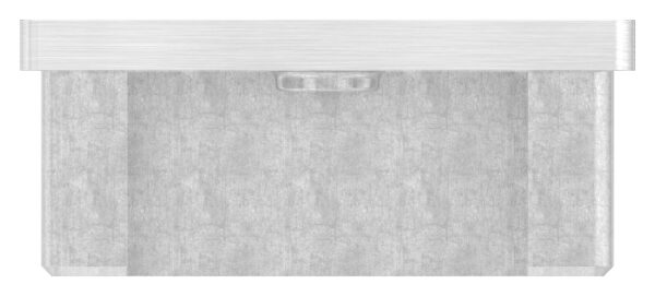 Einsteckkappe, für Rechteckrohr 60x40x2,0mm, mit Gewinde M8, V2A