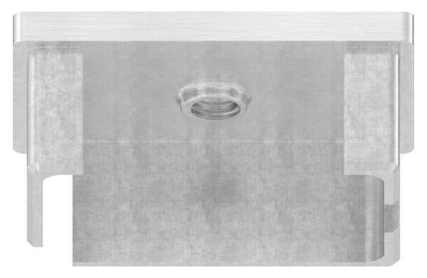 Einsteckkappe, für Rechteckrohr 60x40x2,0mm, mit Gewinde M8, V2A