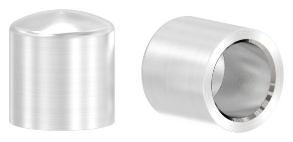 Endkappe für 10mm Rundmaterial, leicht gewölbt,...