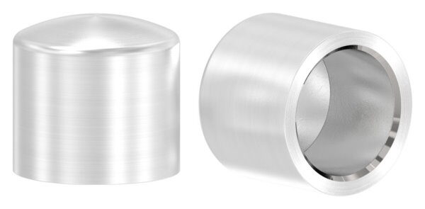 Endkappe für 12mm Rundmaterial, leicht gewölbt,...