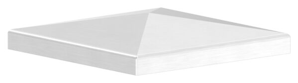 Pyramidenkappe, für Rohr 100x100mm, geschliffen, V2A