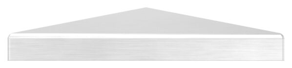 Pyramidenkappe, für Rohr 100x100mm, geschliffen, V2A