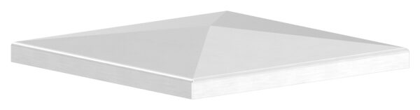 Pyramidenkappe, für Rohr 140x140mm, geschliffen, V2A